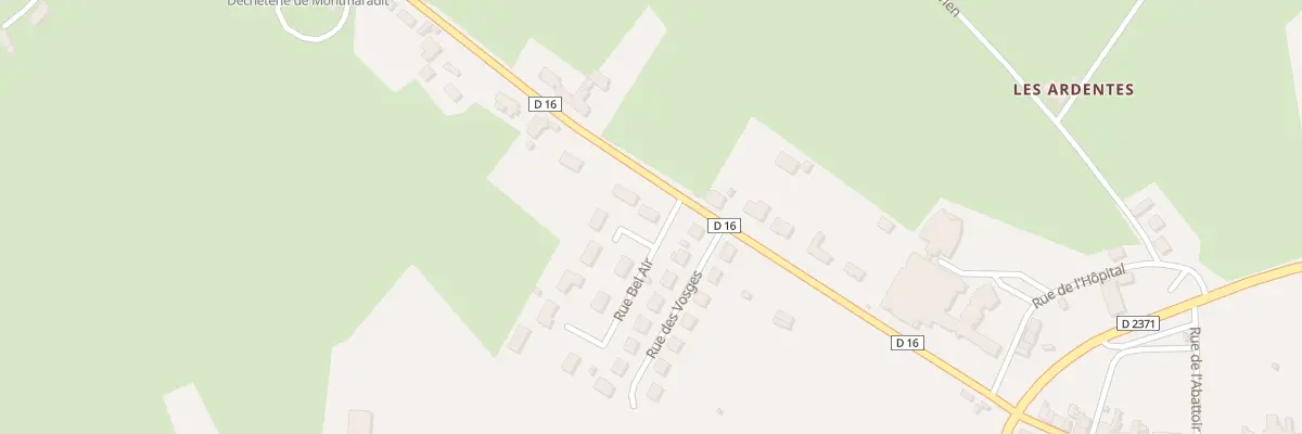 Plan du 1 Lot Bel Air à Montmarault