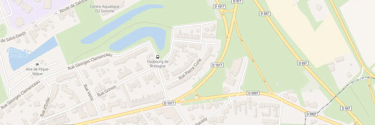 Plan du 9 Rue Pierre Curie à Péronne