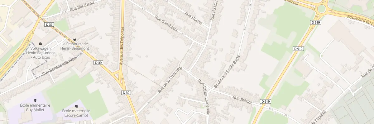 Plan du 17 Rue du Marais à Hénin-Beaumont