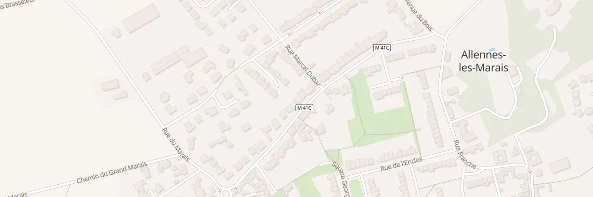 Plan du 21 Rue de la Rive à Allennes-les-Marais