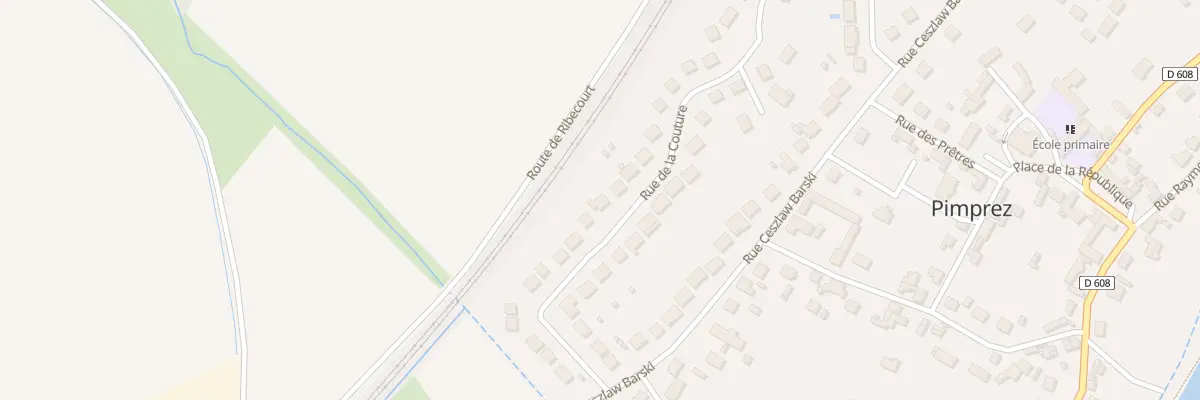 Plan du 435 Rue de la Couture à Pimprez