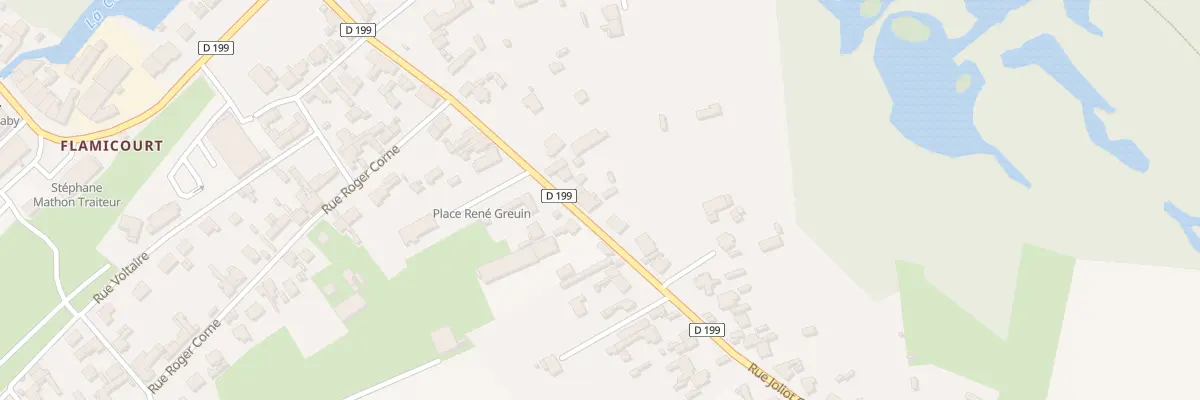 Plan du 25 Rue Joliot Curie à Doingt