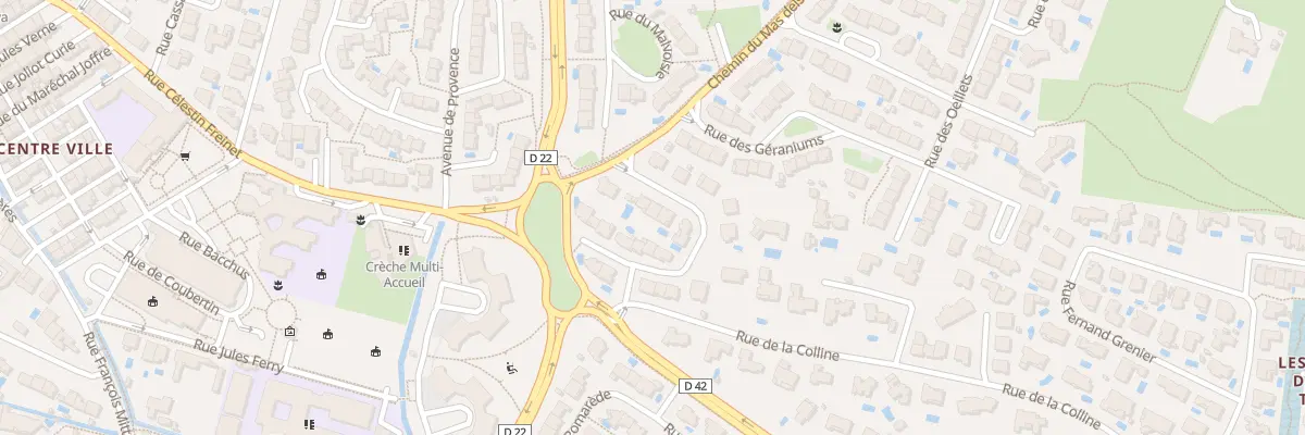 Plan du 23 Rue des Hortensias à Cabestany