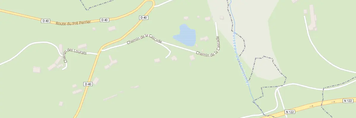 Plan du 4 Che de la Cascade à Celles