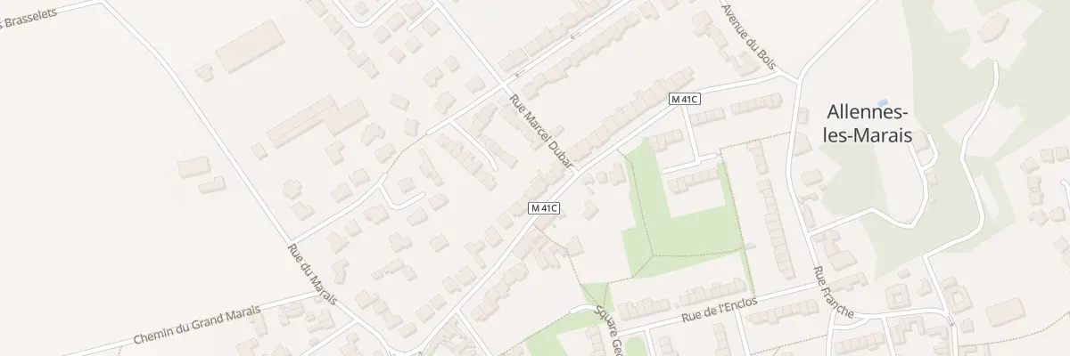 Plan du 23 Rue de la Rive à Allennes-les-Marais