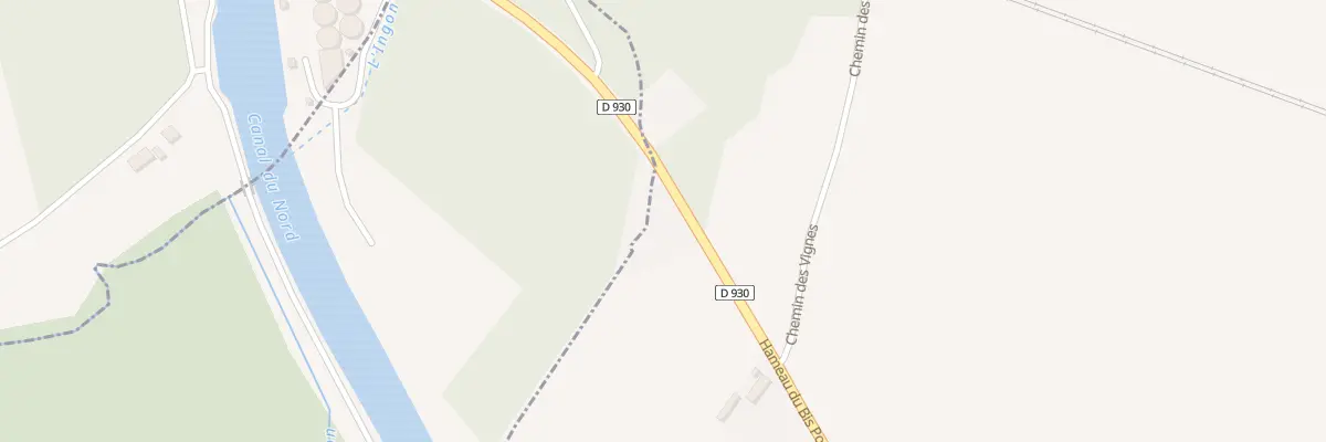 Plan du 2 Ham du Bis Pont à Rouy-le-Petit