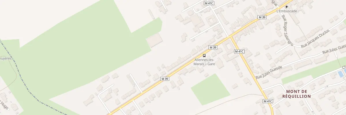 Plan du 95 Rue du Général De Gaulle à Allennes-les-Marais