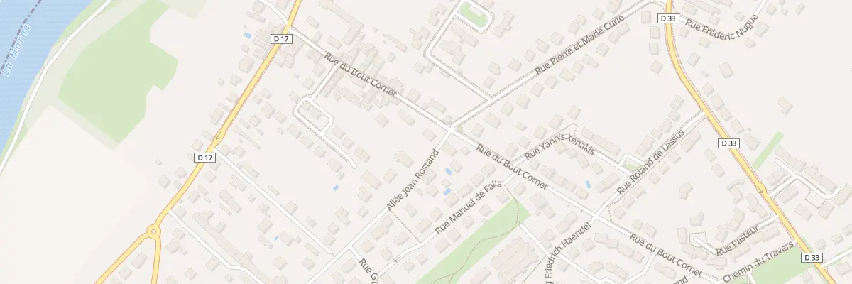Plan du 38 Rue du Bout Cornet à Trilport