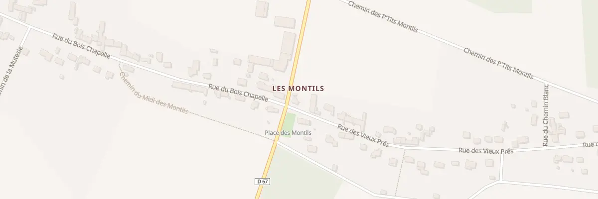 Plan du 1 Rue des Vieux Prés à La Chapelle-Rablais