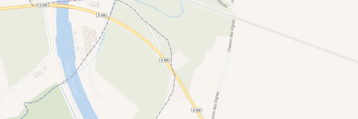 Plan du 3 Ham du Bis Pont à Rouy-le-Petit