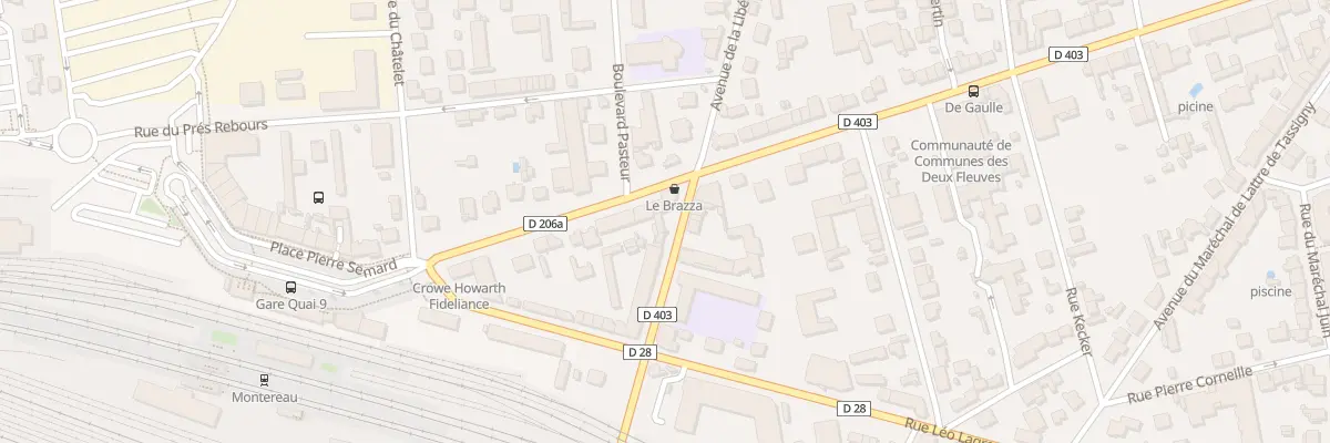 Plan du 4 Rue du Huit Mai 1945 à Montereau-Fault-Yonne