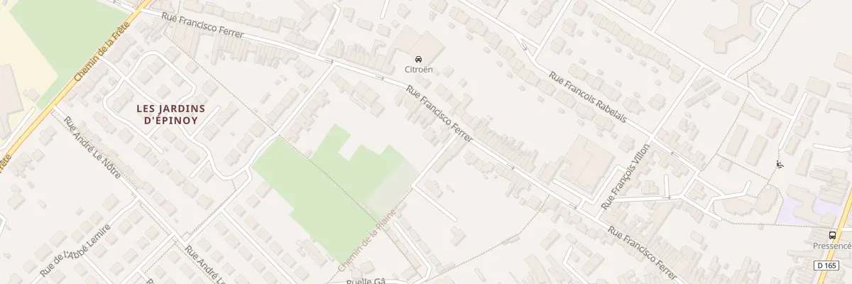 Plan du 331 Rue Francisco Ferrer à Carvin