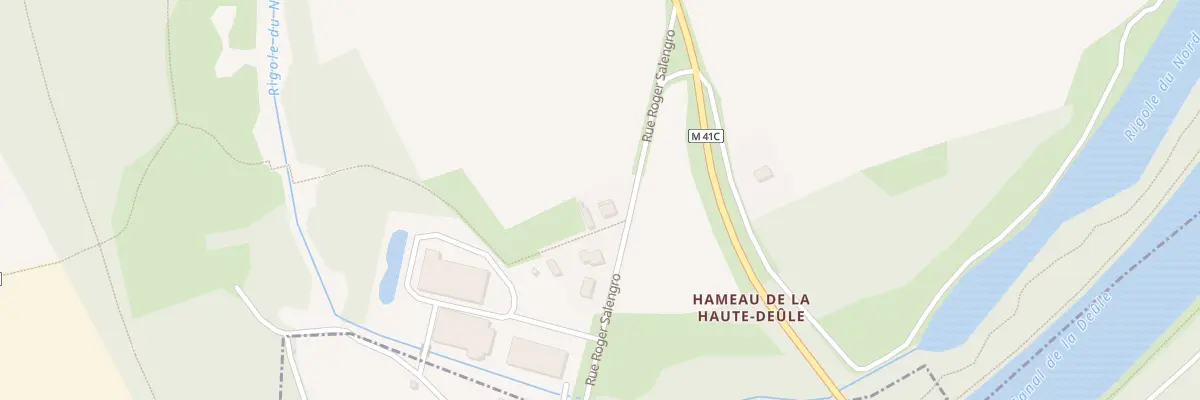 Plan du 110 Rue Roger Salengro à Wavrin