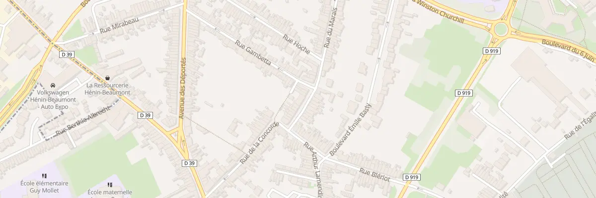 Plan du 39 Rue du Marais à Hénin-Beaumont