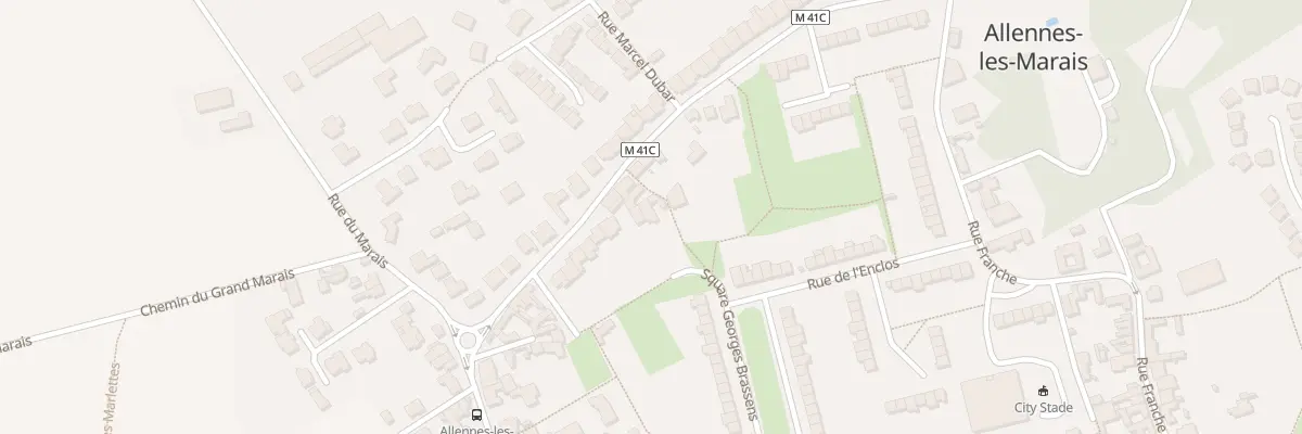 Plan du 42 Rue de la Rive à Allennes-les-Marais