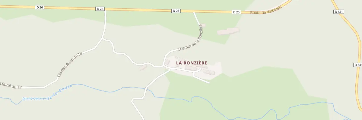 Plan du 5232 La Ronziere à Compains