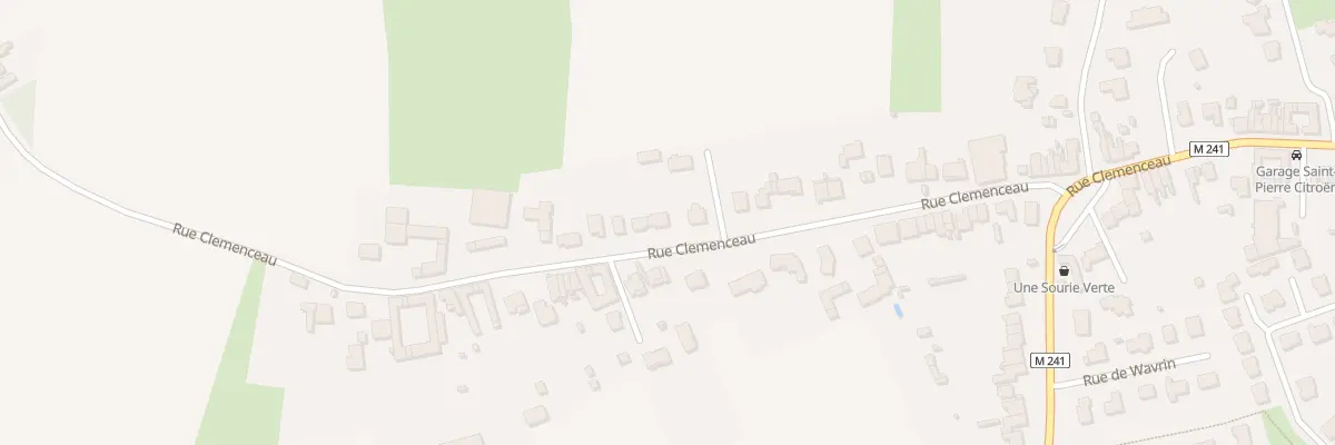 Plan du 96 Rue Clémenceau à Santes