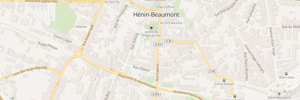 Plan du 96 Rue Pasteur à Hénin-Beaumont