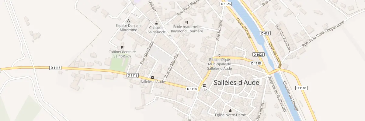 Plan du 17 Rue Jean Clavel à Sallèles-d’Aude