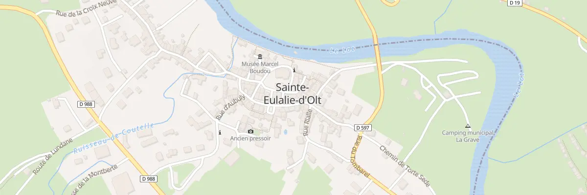 Plan du 5248 Sainte Eulalie d’Olt à Sainte-Eulalie-d’Olt