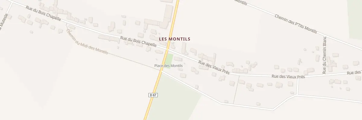 Plan du 4 Rue des Vieux Prés à La Chapelle-Rablais