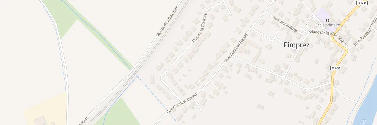 Plan du 452 Rue de la Couture à Pimprez