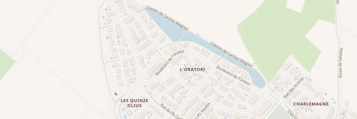 Plan du 23 Bd de l’Oratori à Théza