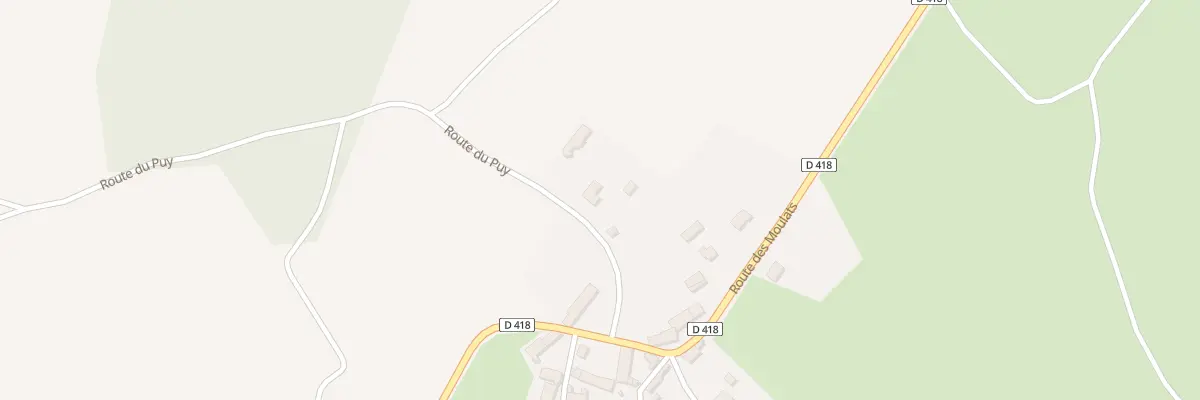 Plan du 2 Rte du Puy - le Cibias à Saint-Angel