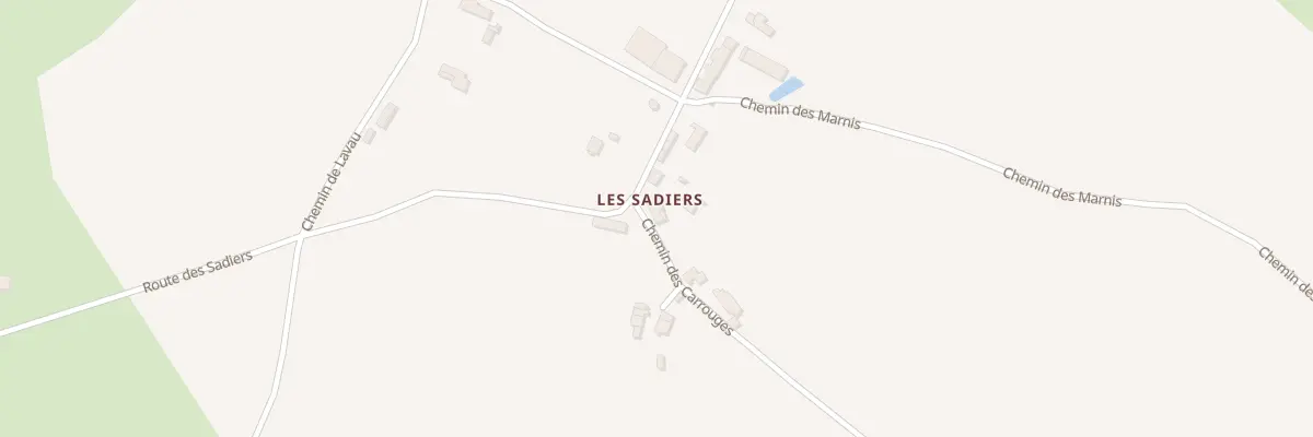 Plan du 1 Che des Carrouges à Faverelles