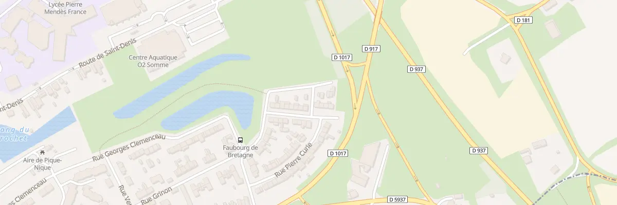 Plan du 44 Rue Pierre Curie à Péronne