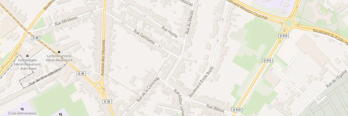 Plan du 65 Rue du Marais à Hénin-Beaumont