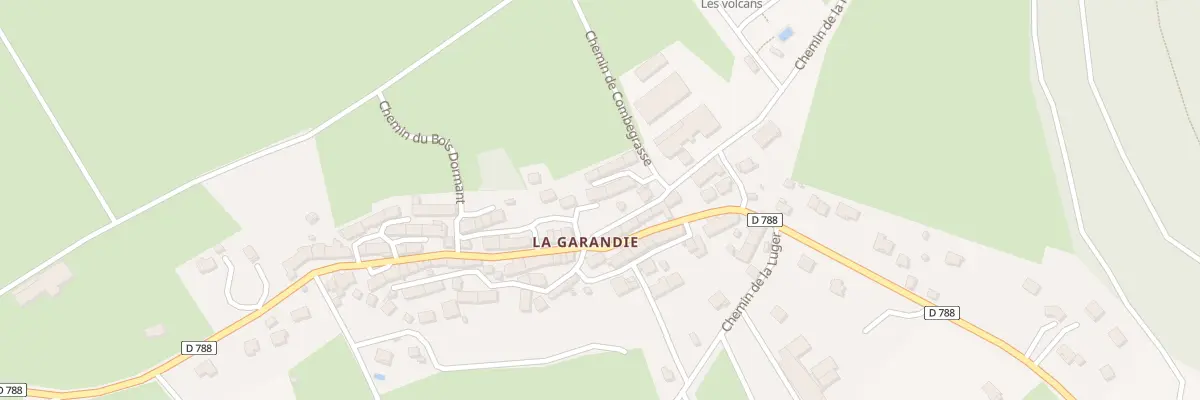 Plan du 1 Imp des Josettes la Garandie à Aydat