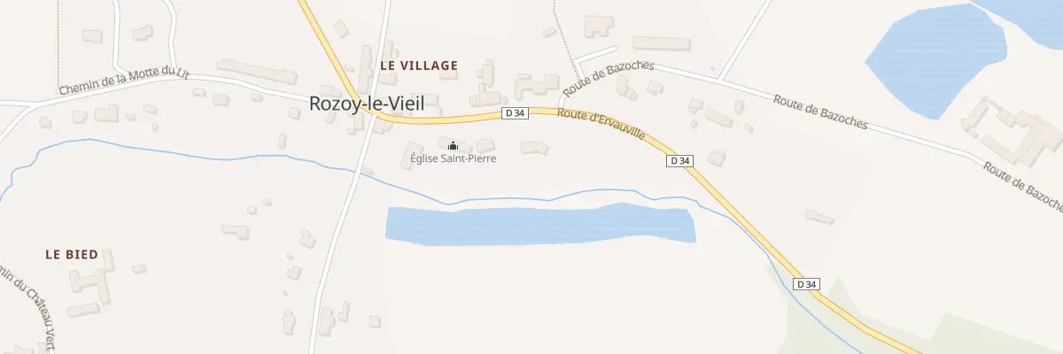 Plan du 246 Rte d’Ervauville à Rozoy-le-Vieil