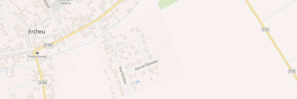 Plan du 9 Rue des Vignes à Ercheu