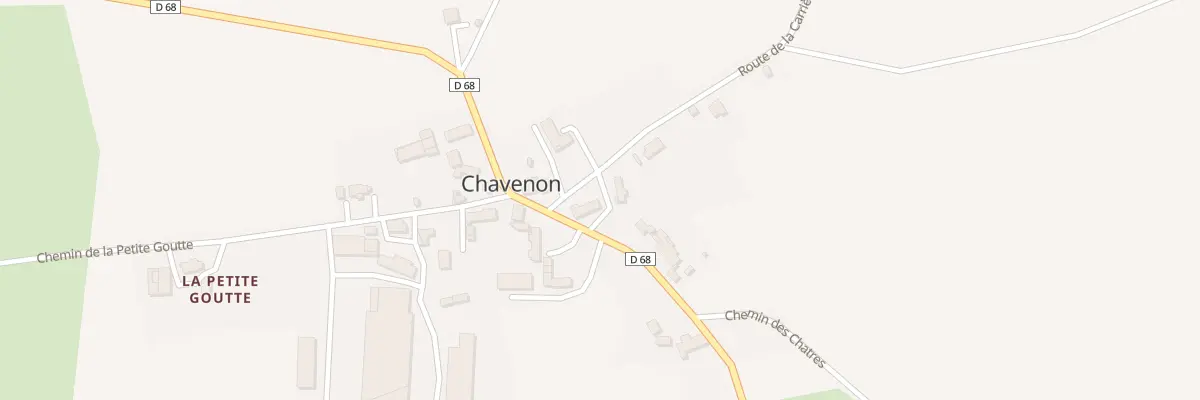Plan du 5095 Au Bourg à Chavenon