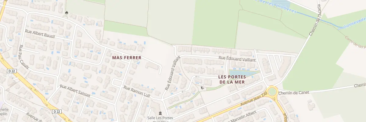 Plan du 31 Rue Edouard Vaillant à Cabestany