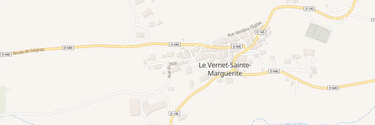 Plan du 5005 Bourg du Vernet au Vernet-Sainte-Marguerite