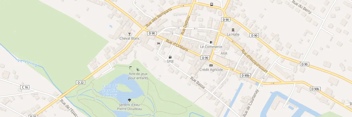 Plan du 9043 Rue Basse à Bléneau