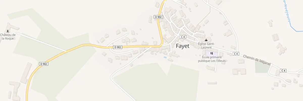 Plan du 5033 Fayet à Fayet
