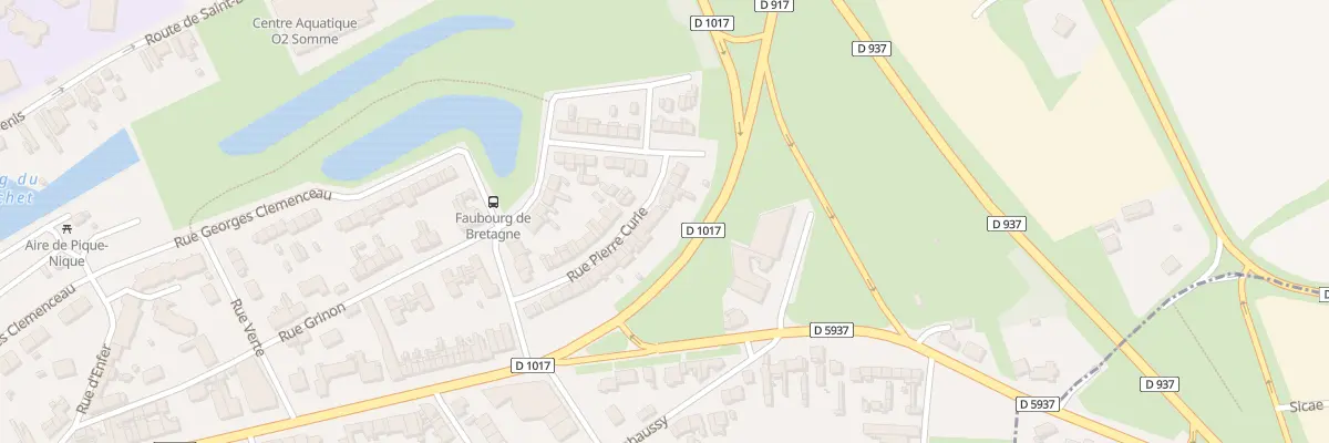 Plan du 26 Rue Pierre Curie à Péronne