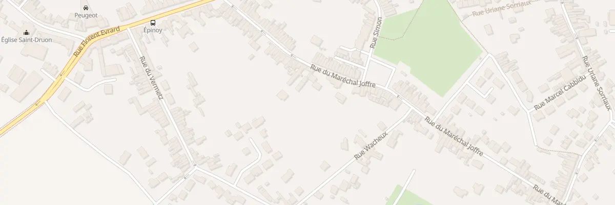Plan du 52B Rue du Maréchal Joffre à Carvin