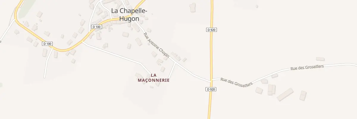 Plan du 13 Rue Antoine Chopin à La Chapelle-Hugon