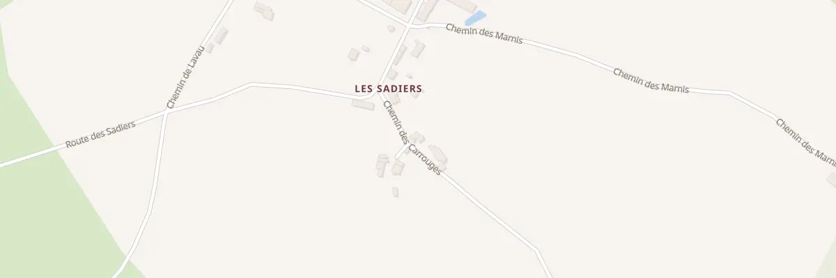 Plan du 3 Che des Carrouges à Faverelles