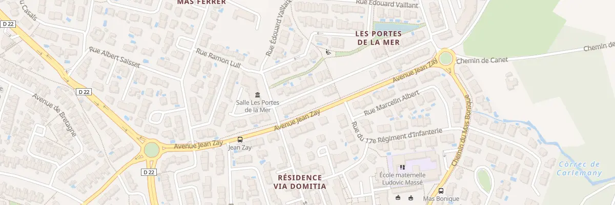 Plan du 43 Rue Voltaire à Cabestany
