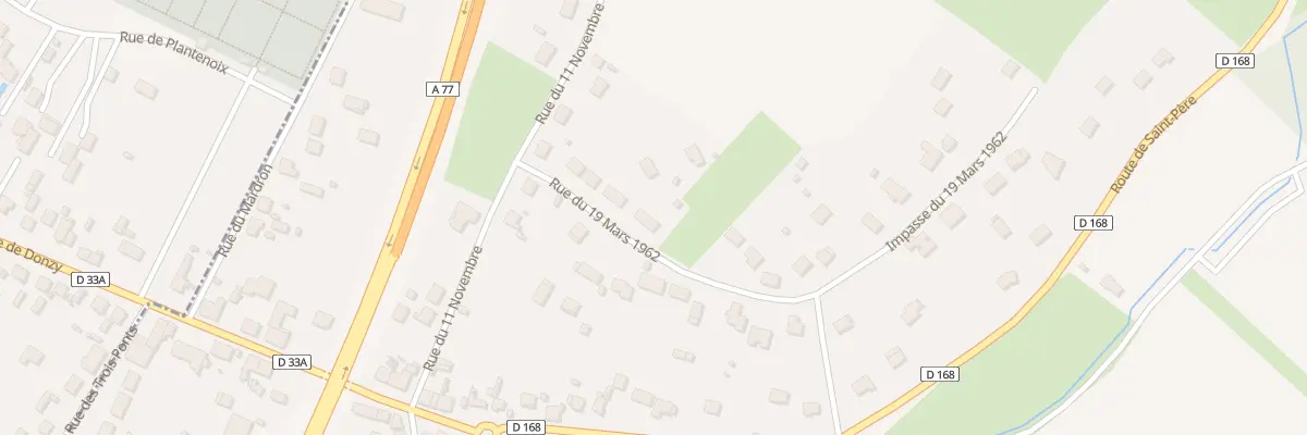 Plan du 14 Rue du 19 Mars 1962 à Saint-Père