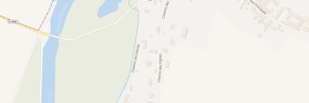 Plan du 4 Che des Vignes à Rouy-le-Petit