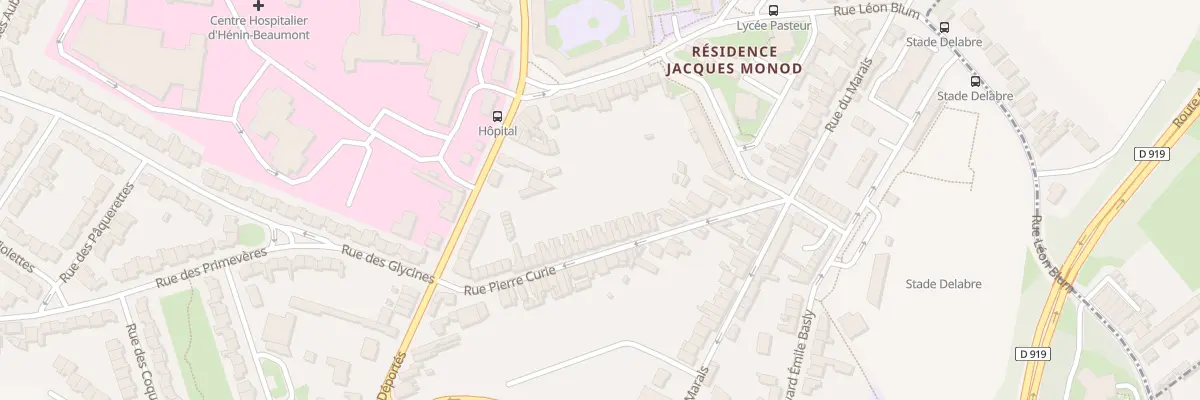 Plan du 139 Rue Pierre Curie à Hénin-Beaumont