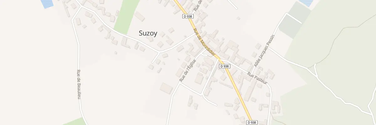 Plan du 221 Rue de l’Eglise à Suzoy