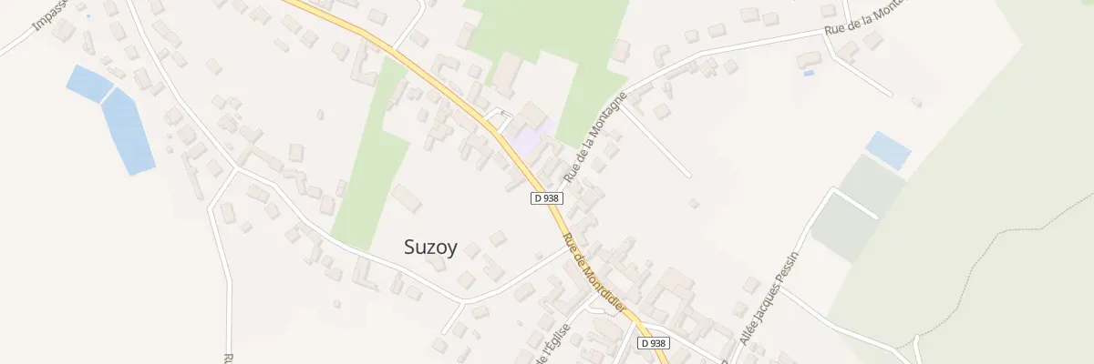 Plan du 15 Rue de la Montagne à Suzoy