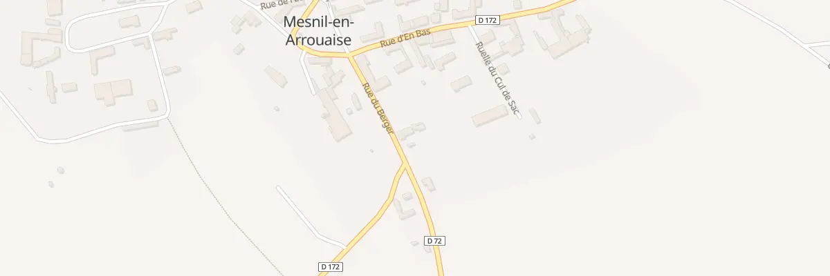 Plan du 1 Rue du Berger à Mesnil-en-Arrouaise